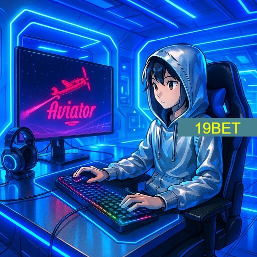 Imagem promocional da 19BET mostrando a plataforma e suas vantagens
