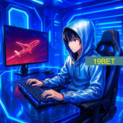Imagem promocional da 19BET mostrando a plataforma e suas vantagens