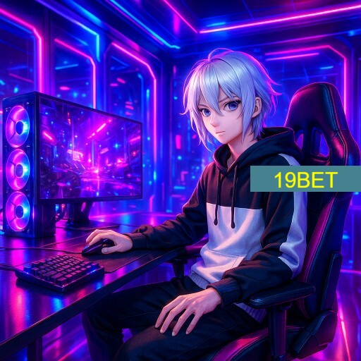 Imagem promocional da 19BET mostrando a plataforma e suas vantagens