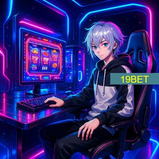 Imagem promocional da 19BET mostrando a plataforma e suas vantagens