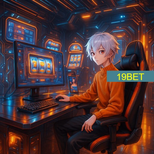 Imagem promocional da 19BET mostrando a plataforma e suas vantagens
