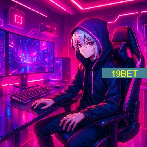 Imagem promocional da 19BET mostrando a plataforma e suas vantagens