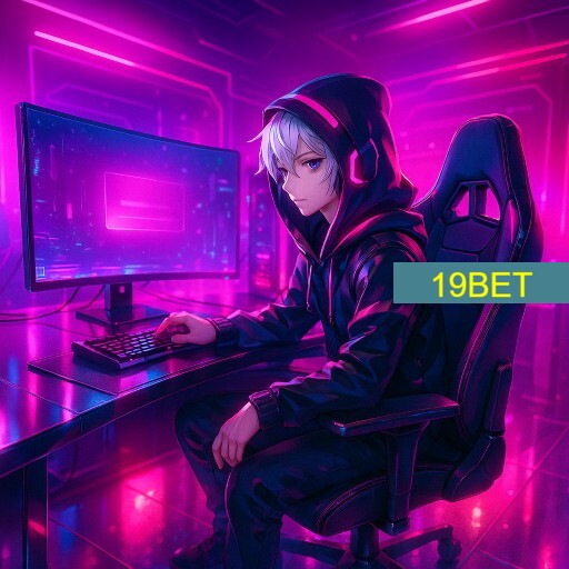 Imagem promocional da 19BET mostrando a plataforma e suas vantagens