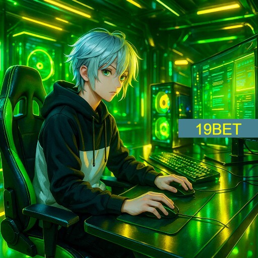 Imagem promocional da 19BET mostrando a plataforma e suas vantagens